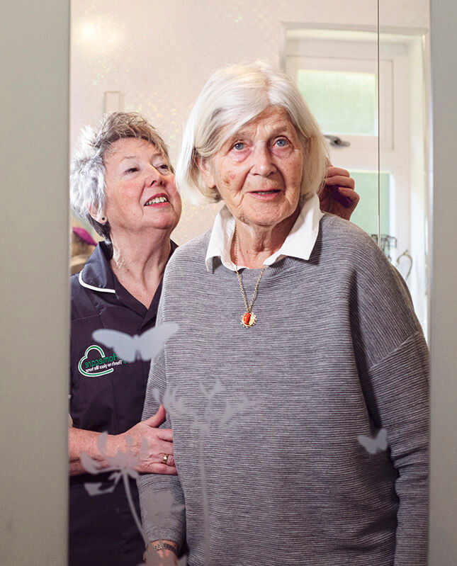 My Homecare Chelmsford carer supporting a client at home